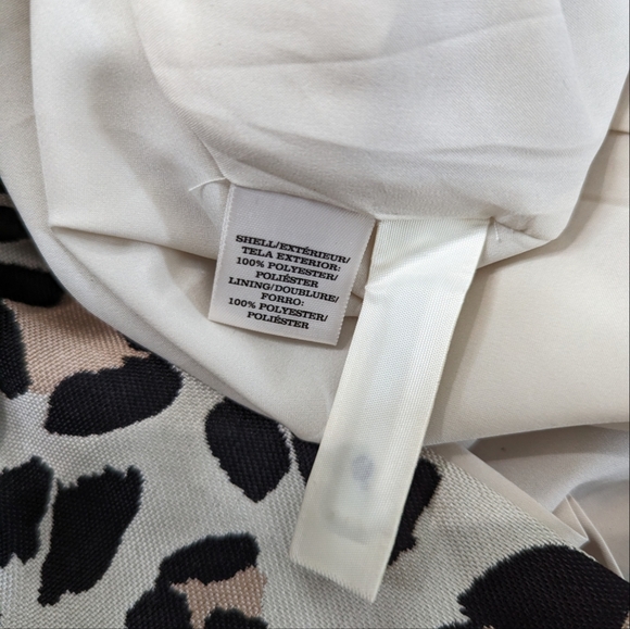 Ann Taylor Animal Print Skirt 0 - Picture 6 of 6